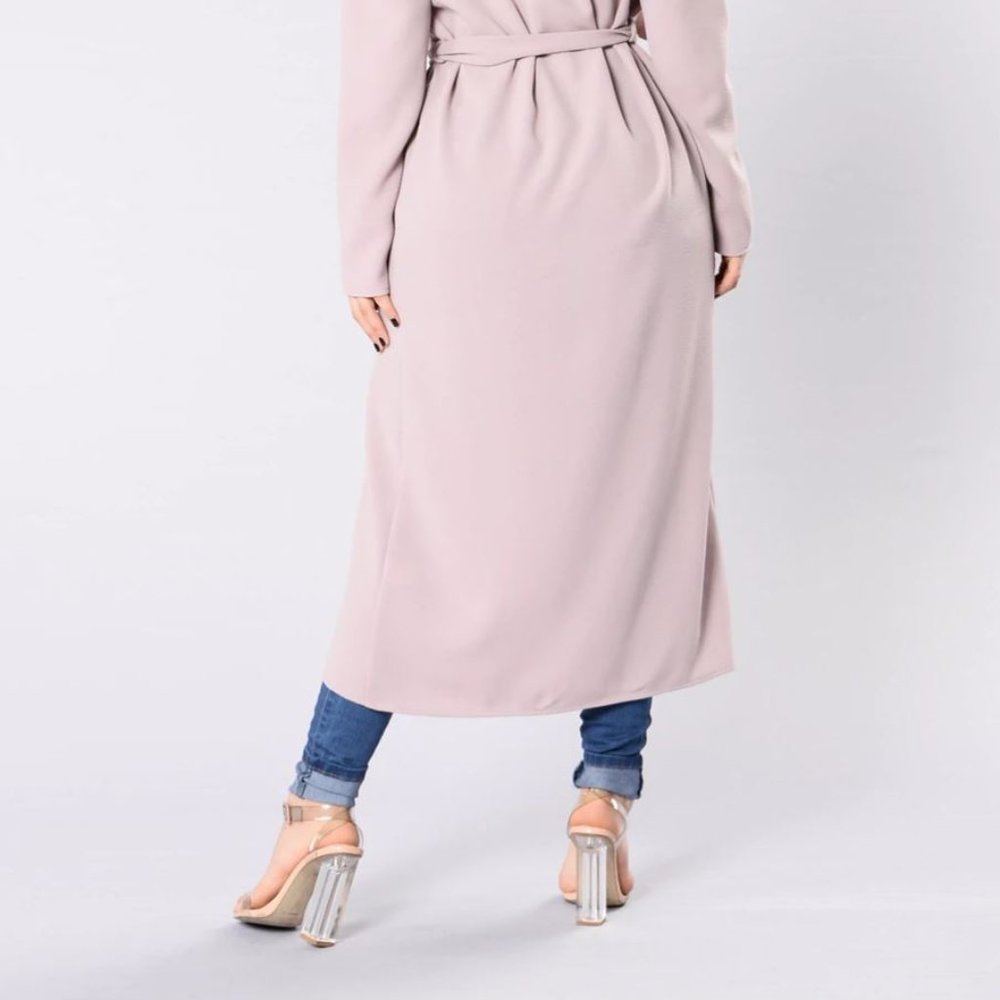 Fashion Nova Business Casual Coat - Lavender Size XS - Picture 8 of 16